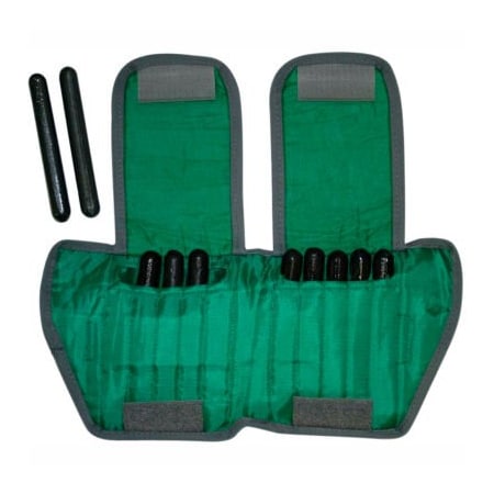 Fabrication Enterprises Cuff Adjustable Adult Ankle Weight, 5 lb., Green 10-3331-1